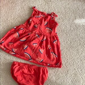 Carter's Red Watermelon Dress
